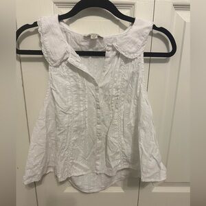 American Eagle White Blouse Top